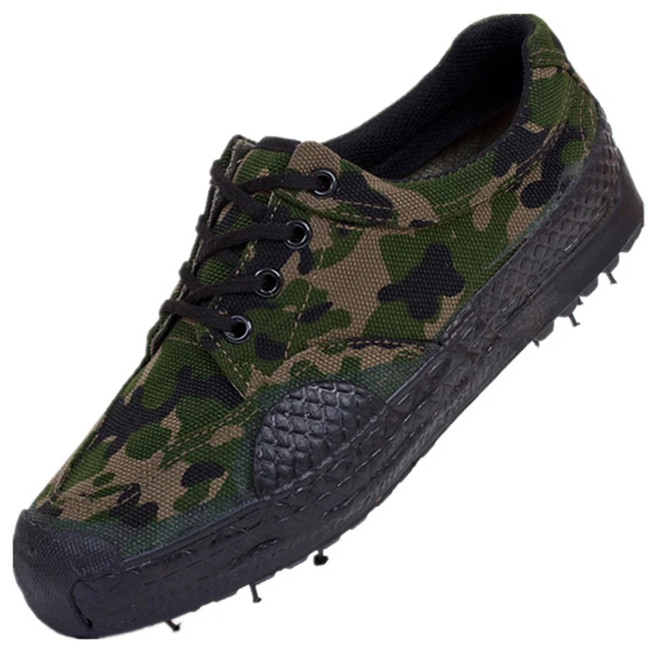 1137正品解放鞋户外训练军训防刮耐磨防滑丛林迷彩高低帮作训鞋