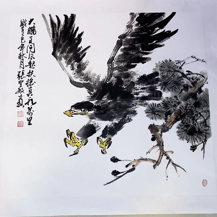 国画张圣敏先生纯手绘作品