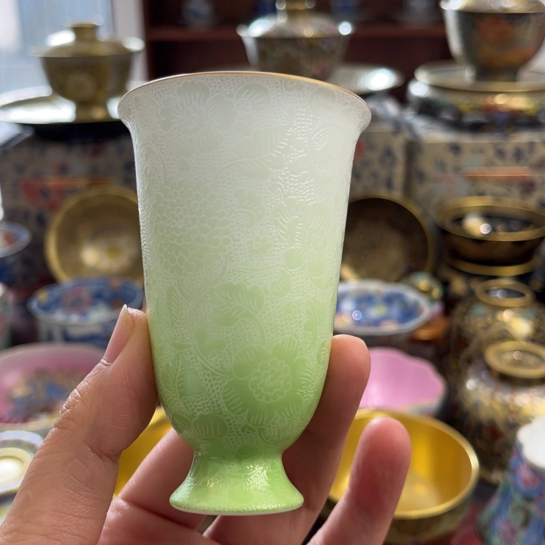全手工全手绘闻香杯