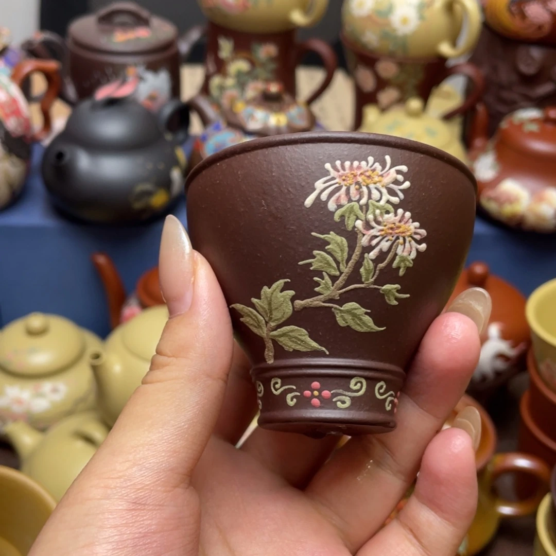 茶杯紫砂紫砂主人杯100cc