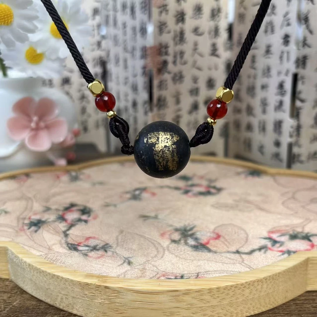 【美宣专属】【金箔龙涎】合香珠单株项链