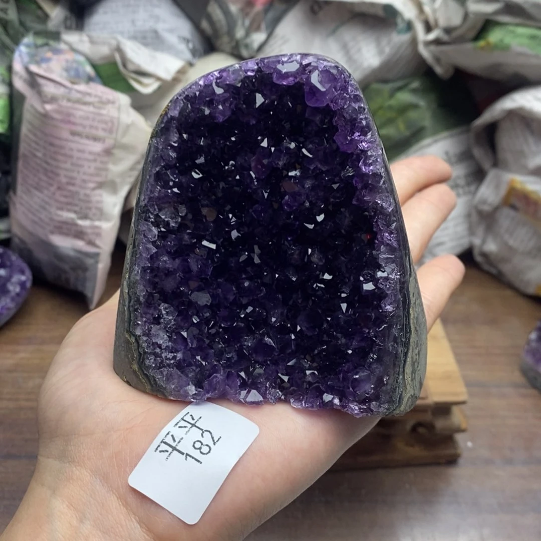 紫晶珠宝半成品未镶嵌