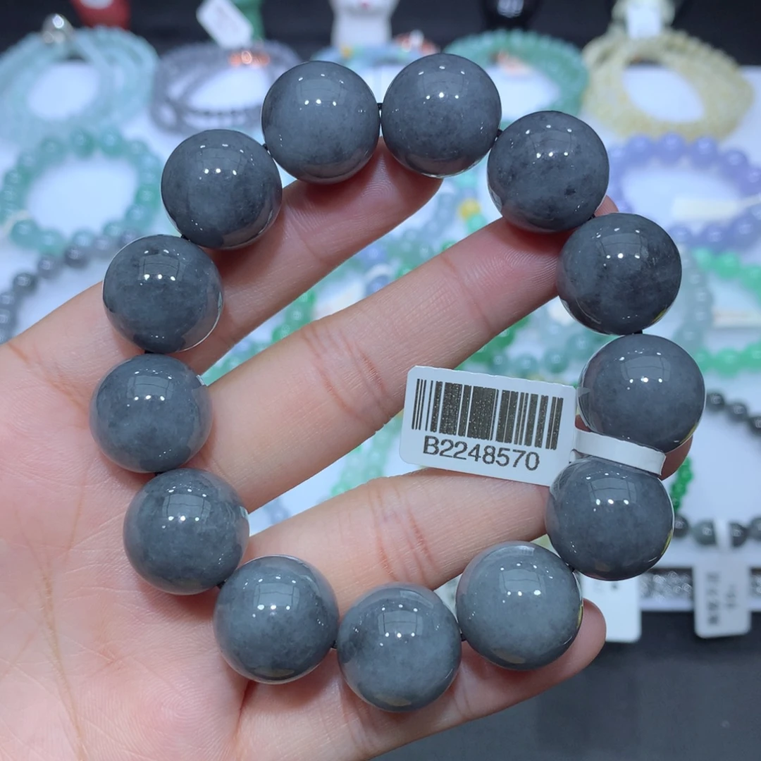 翡翠未镶嵌手串天然