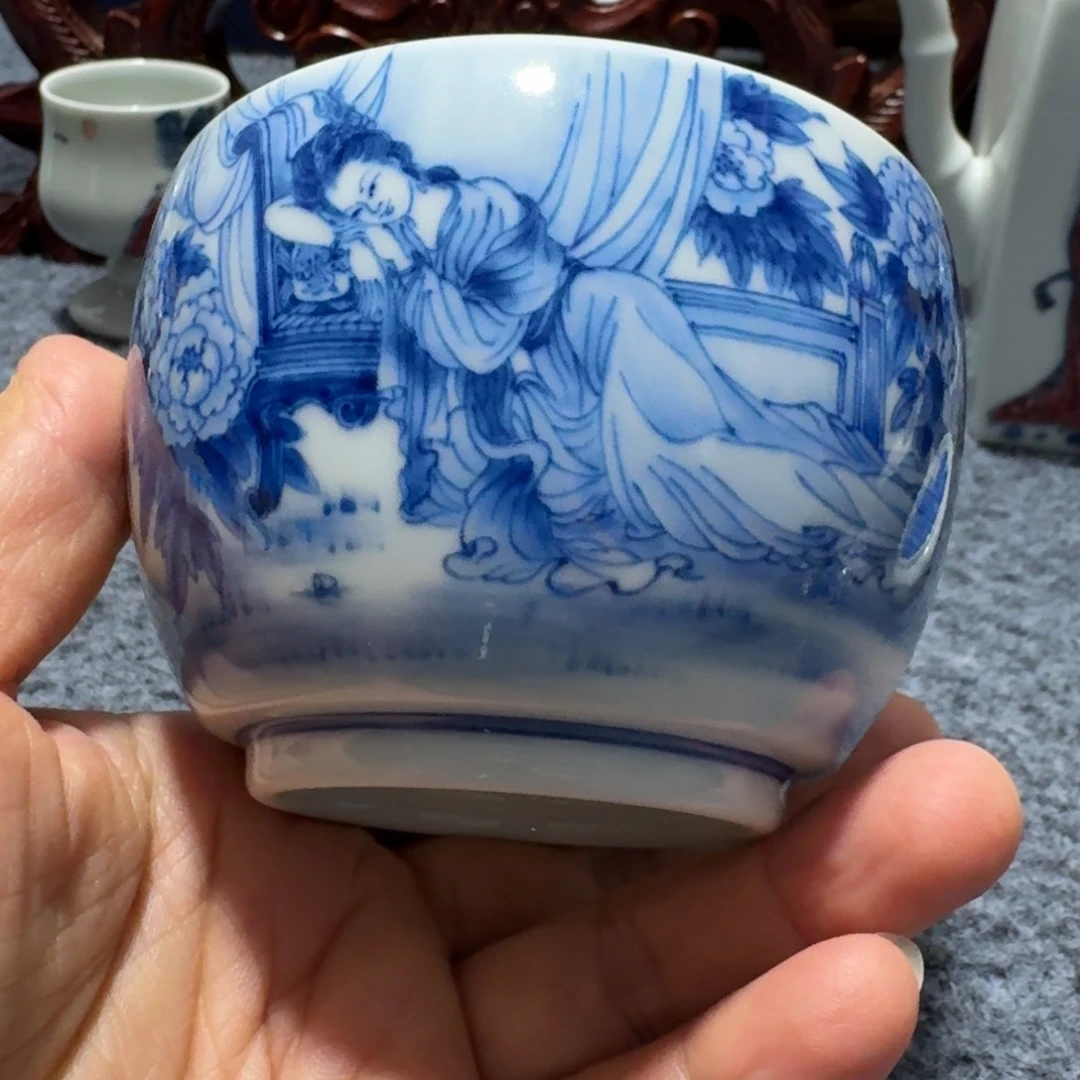 余***余现代景德镇陶瓷手绘茶具