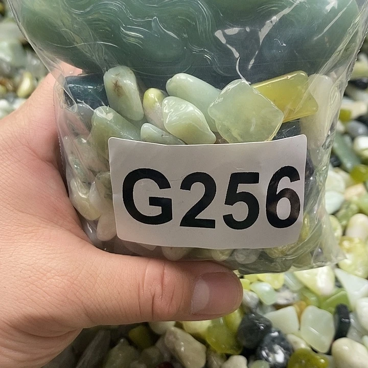 岫玉鱼缸石未镶嵌