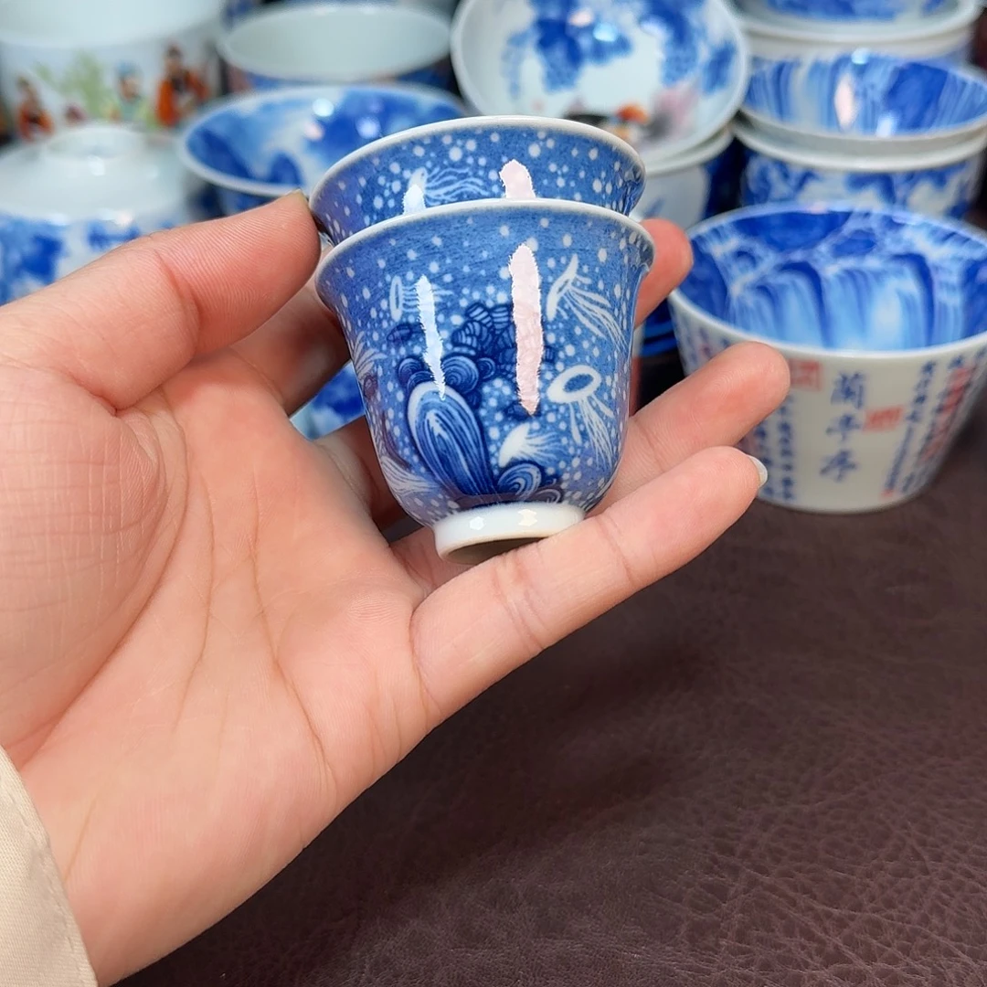 以***七现代景德镇陶瓷杯