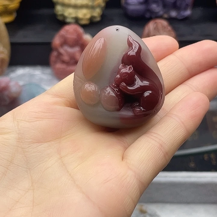 石英质玉未镶嵌吊坠