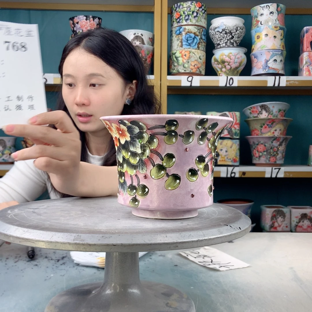 罐景德镇手工瑕疵768
