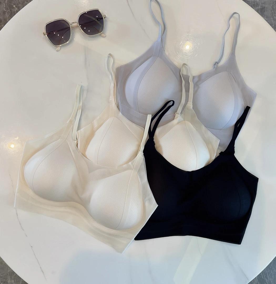 【左尚尚-9283】2025薄款美背固定杯无痕聚拢透气清凉吊带美背内衣