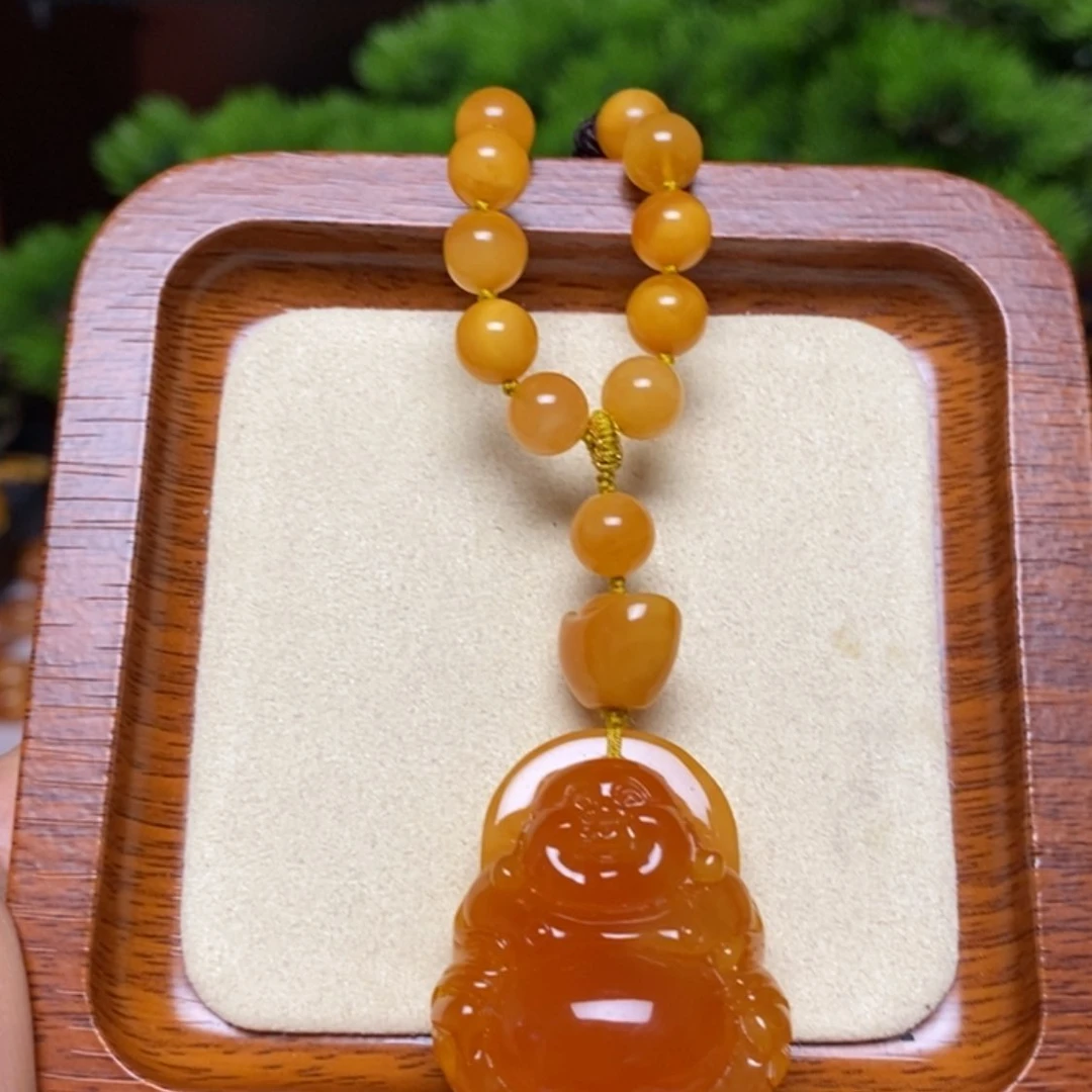 【闪购商品】蜜蜡颈饰未镶嵌项链