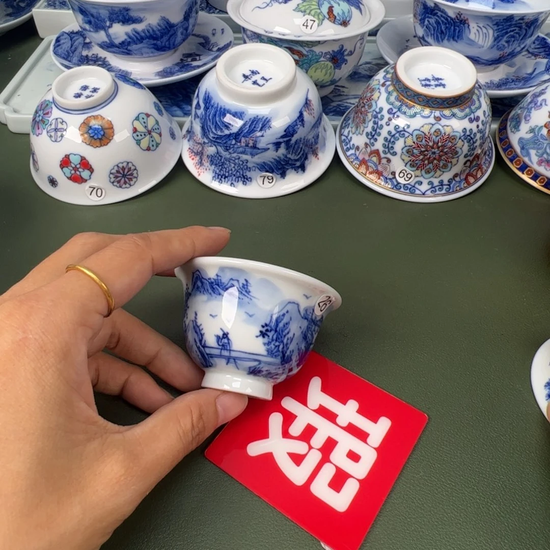 木木景德镇纯手工纯手绘茶具26