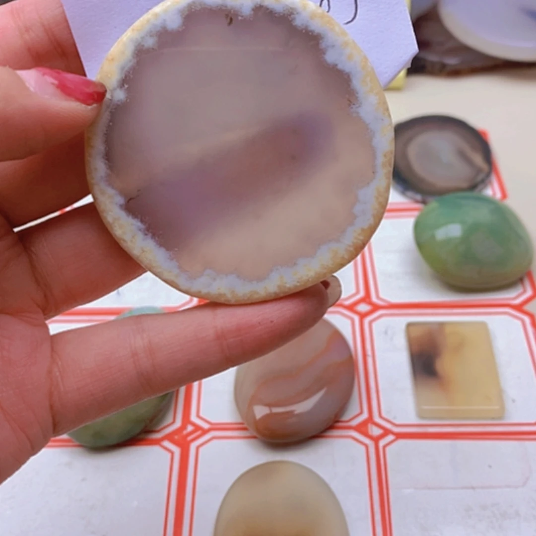 【闪购商品】玛瑙/玉髓珠宝半成品未镶嵌爱****师