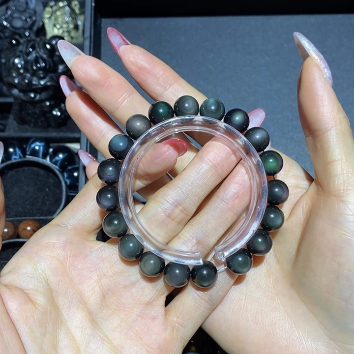 黑曜岩手链未镶嵌S****n