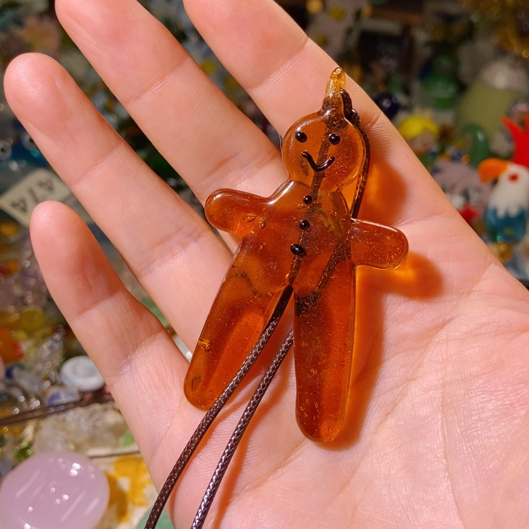手工艺品琉璃姜饼人