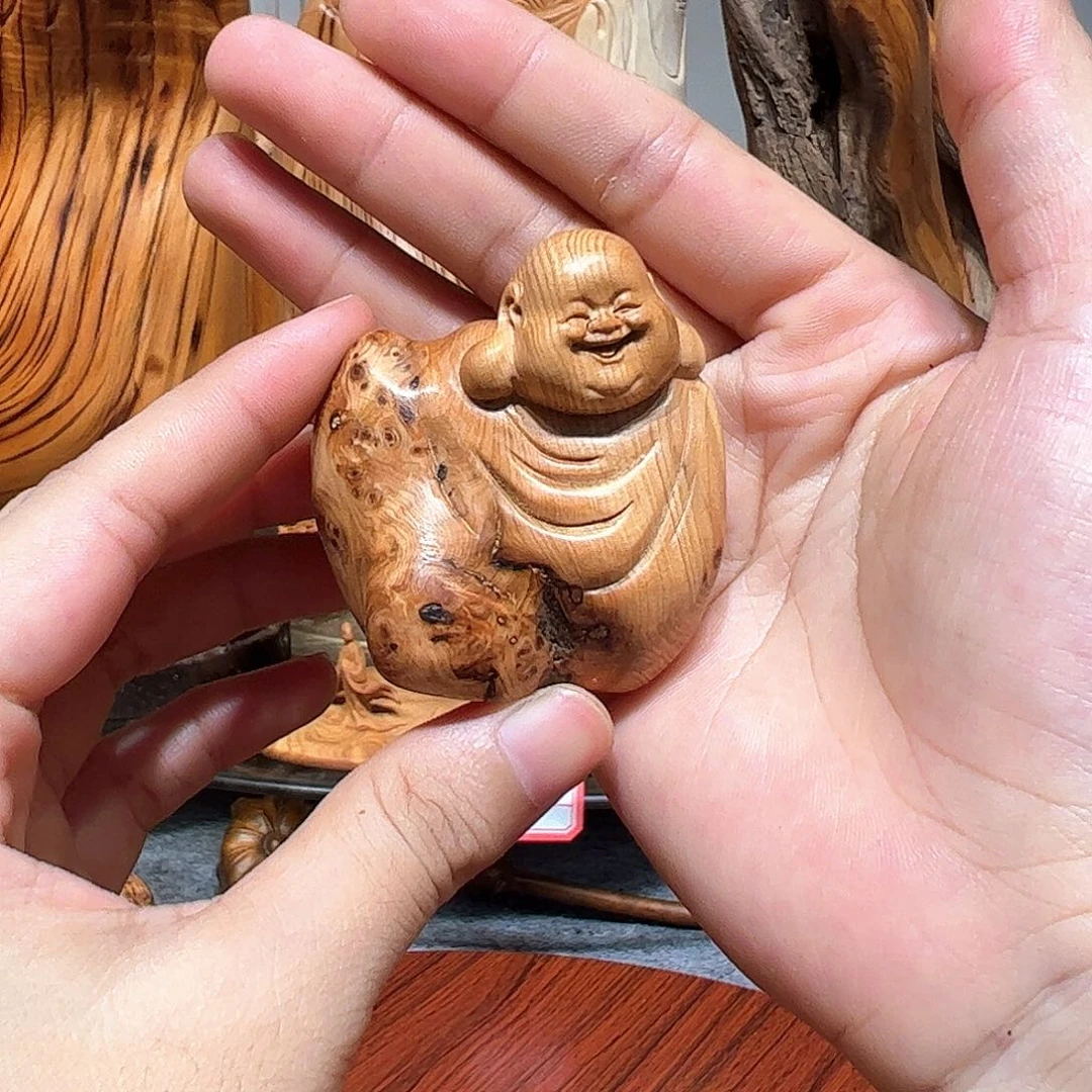 柏木崖柏木手把件摆件