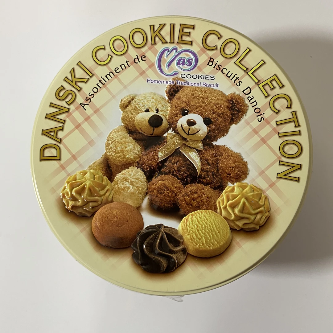 麦阿思小熊曲奇饼干黄油松脆铁盒装送礼佳品