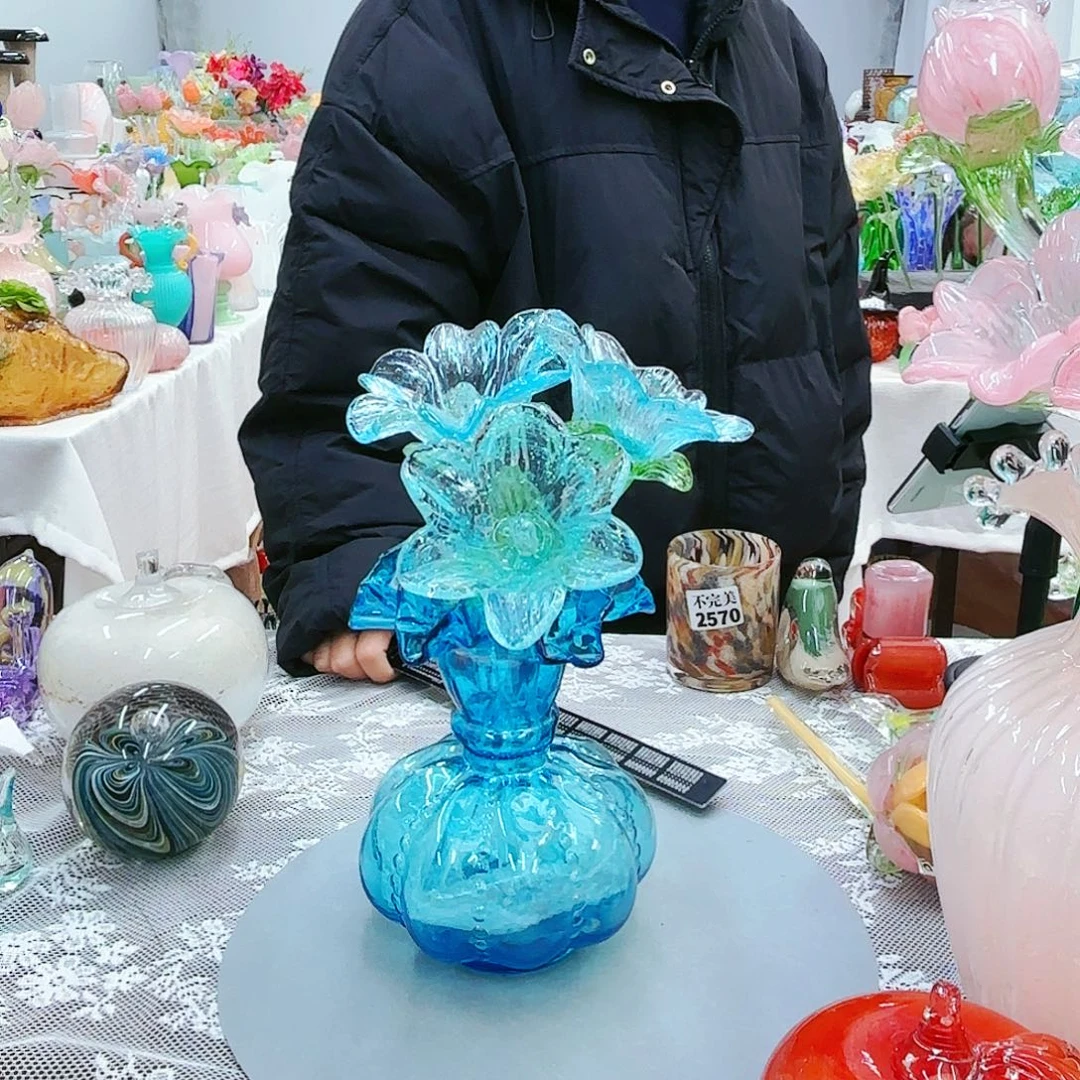 福利不退不换琉璃花瓶艺术品