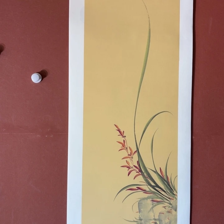 国画听兰老师花鸟