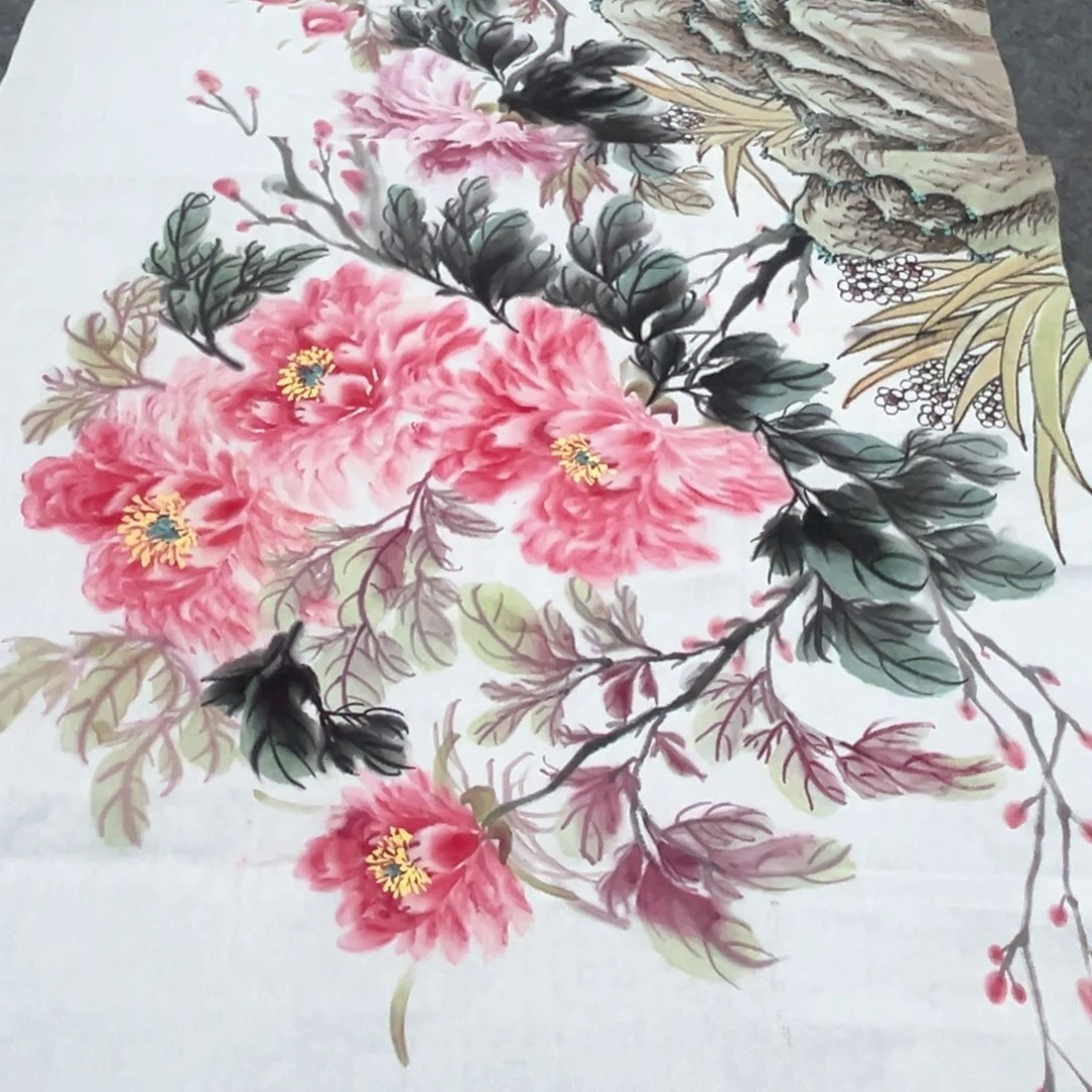 七***喜国画李虎老师四尺正冯