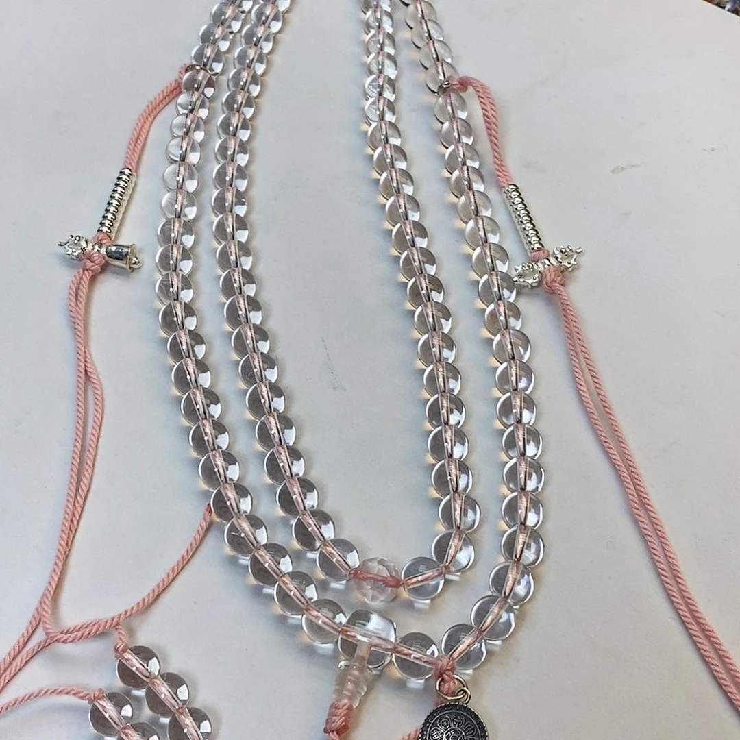 水晶手链未镶嵌原创设计108