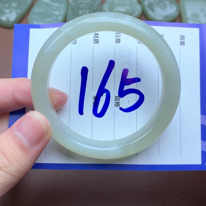 和田玉未镶嵌手镯55