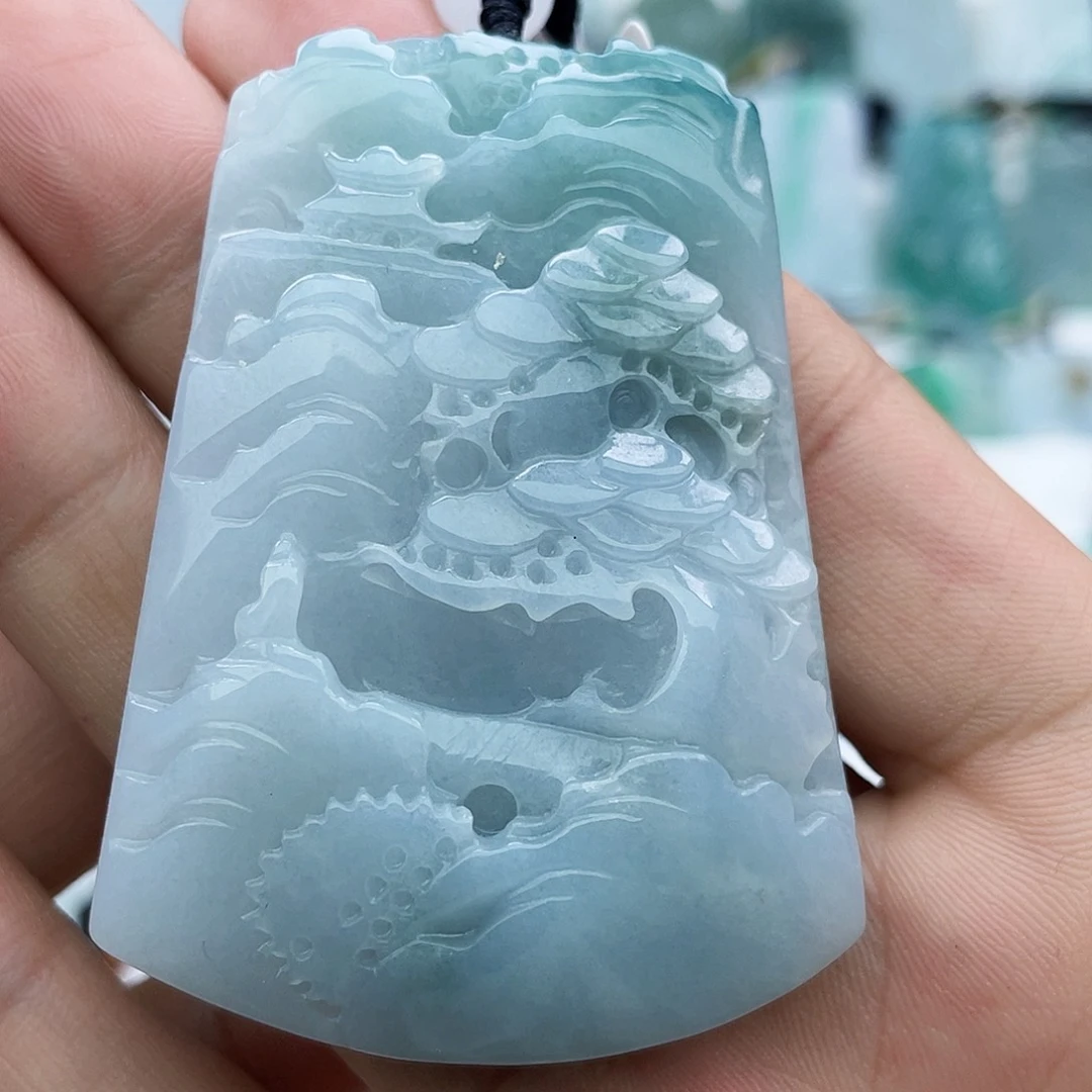 颈饰未镶嵌翡翠翡翠