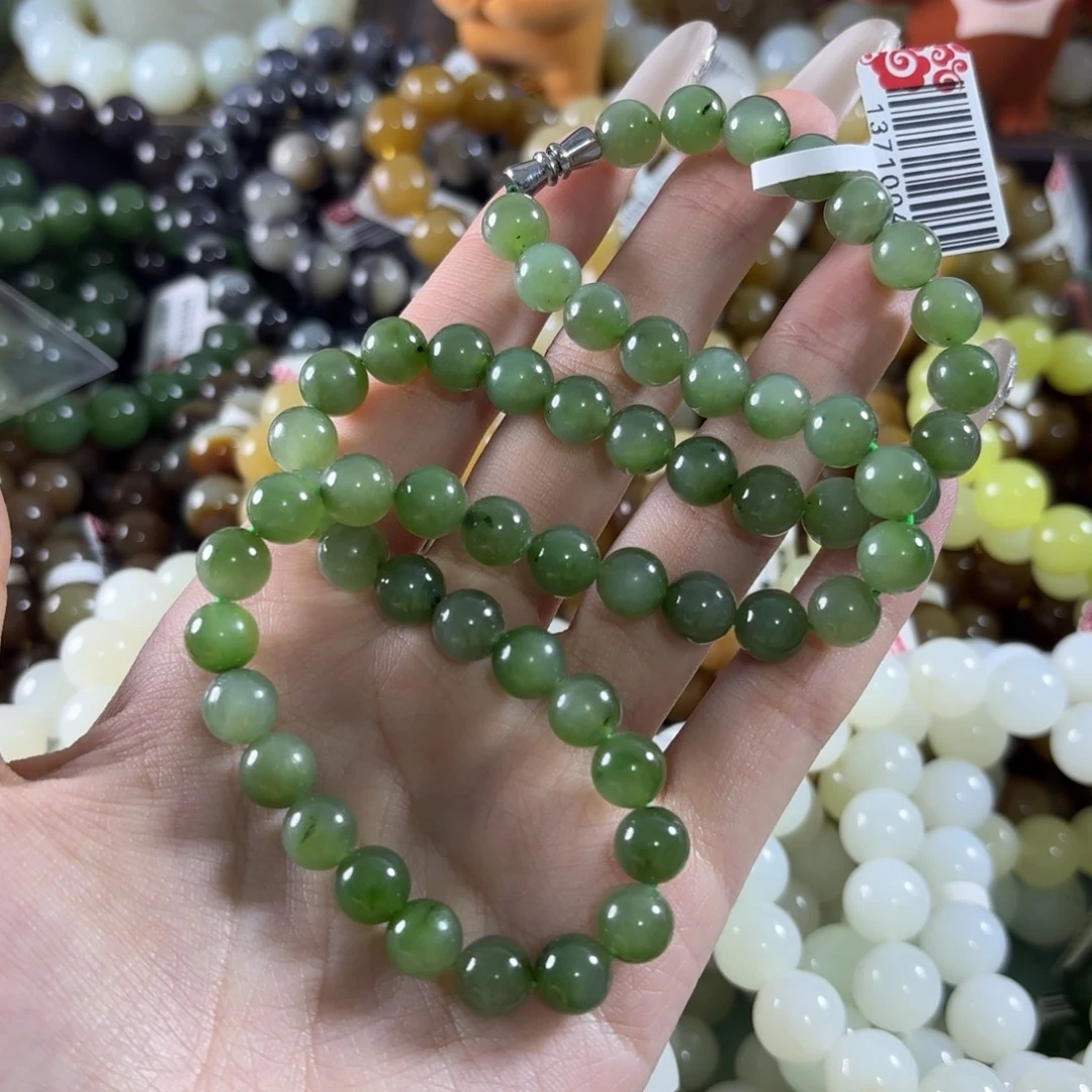 和田玉未镶嵌手链87