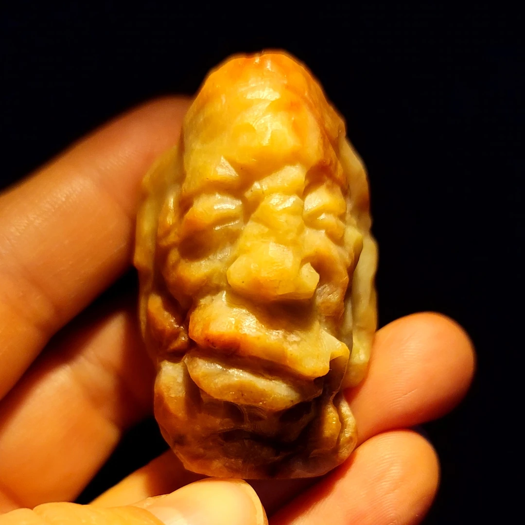 一斗光/纯手工雕刻/手把件/摆件/艺术品/吊坠/挂坠/原石雕刻/石刻