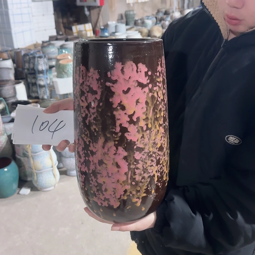 紫砂花盆王老板花盆晚上1211-104