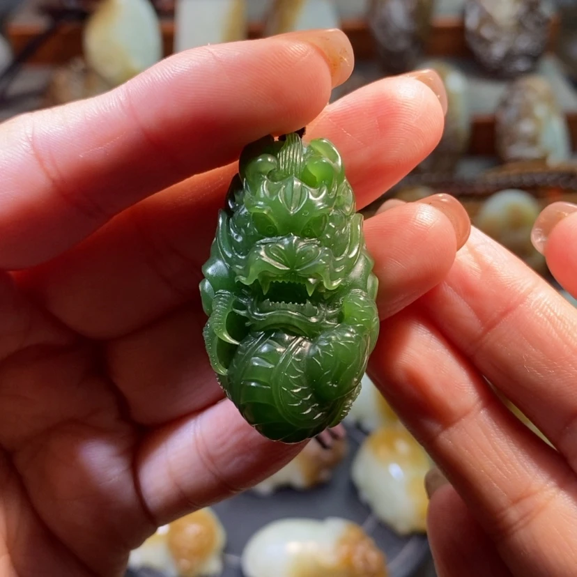 【闪购商品】和田玉（碧玉）吊坠未镶嵌浩