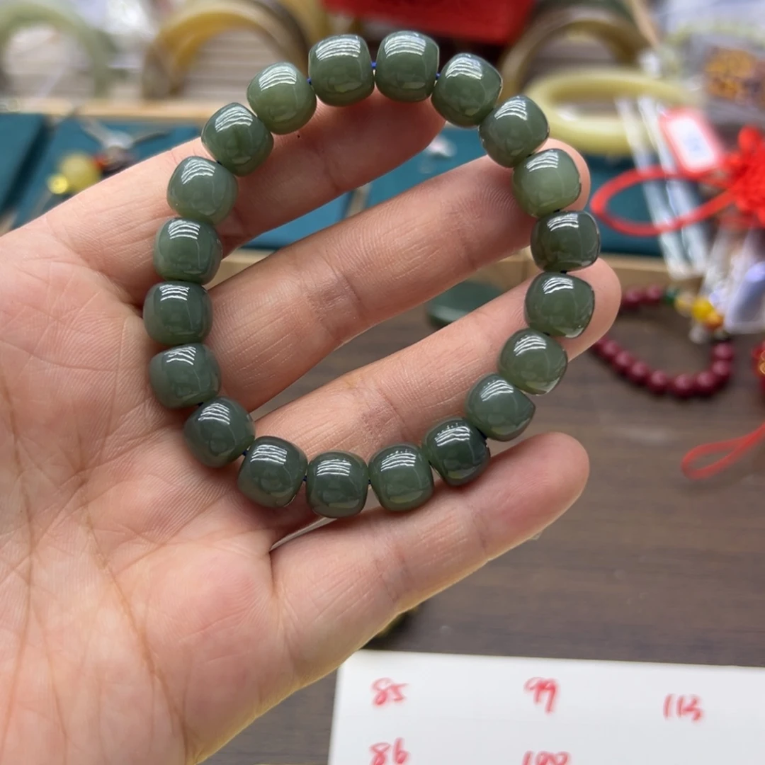 和田玉未镶嵌手链39