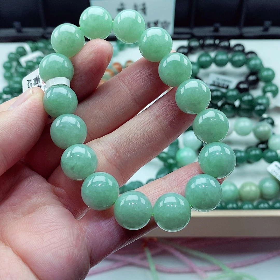 翡翠未镶嵌毛衣链