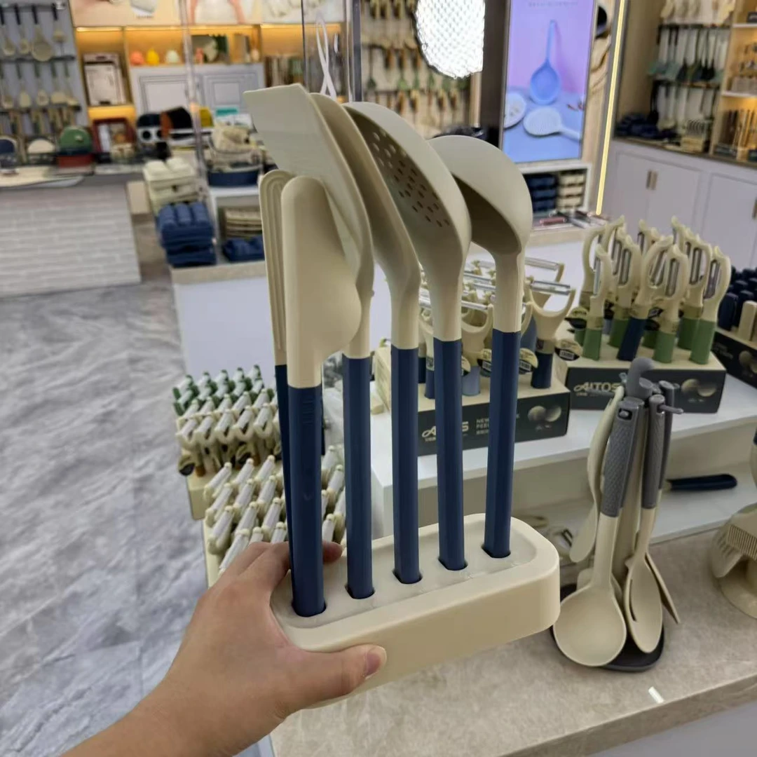 十里生活厨具套组五件套食品级耐高温不粘锅专用不伤锅（A0005）