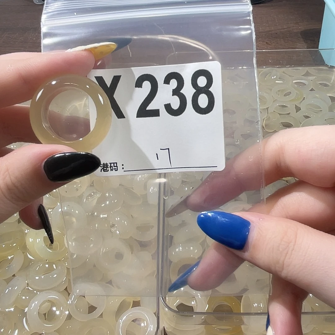 玛瑙/玉髓未镶嵌戒指238