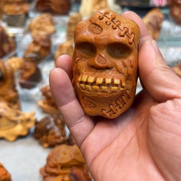 木?***?木雕手工制作手把件