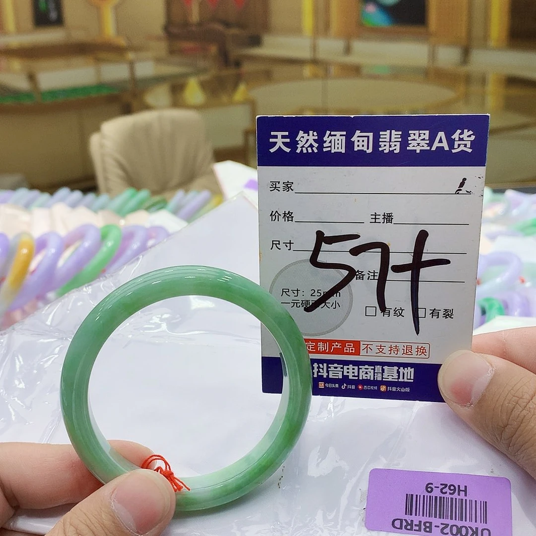 未镶嵌手镯翡翠fh dh h c n jv