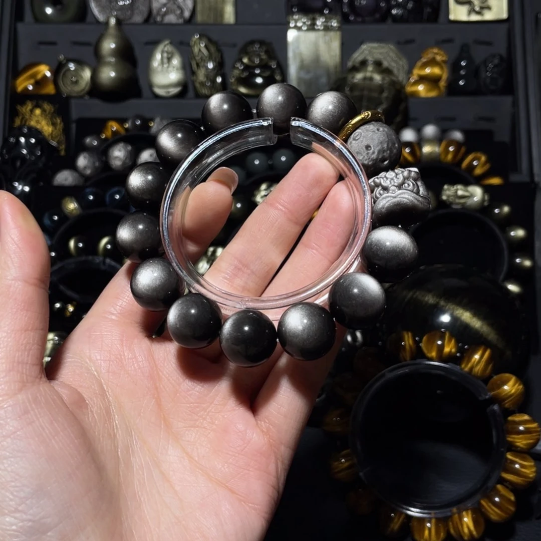 未镶嵌黑曜岩珠宝奇石赵*