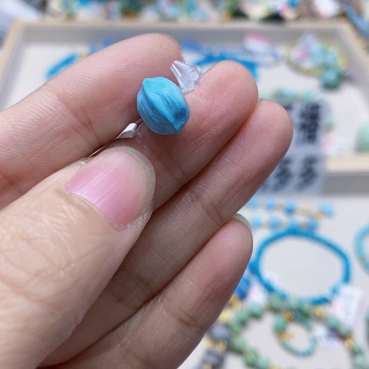 绿松石未镶嵌挂件30