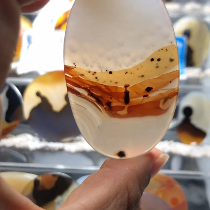 合金玛瑙/玉髓珠宝奇石131