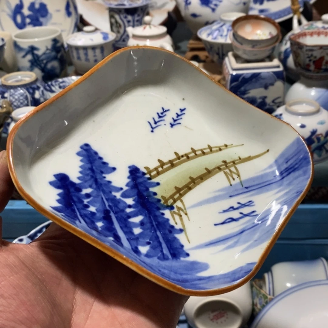 瓷片舶来瓷器满28包邮当日凑单