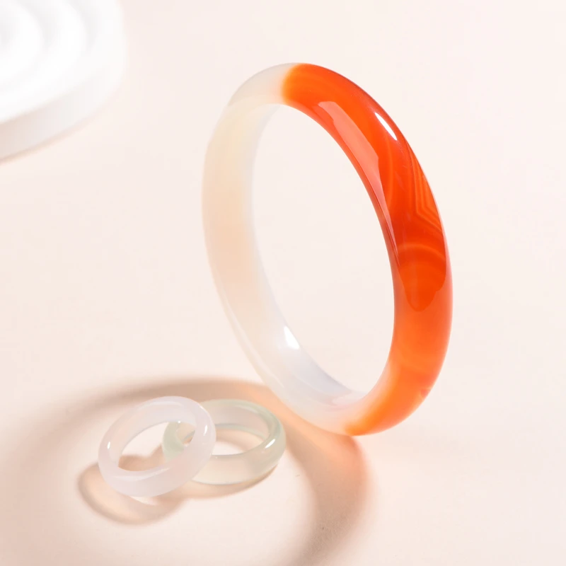 半山半水/原色原矿玛瑙手镯