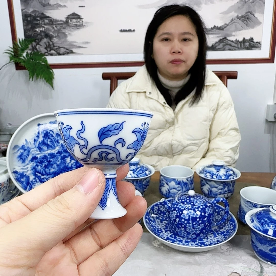 青花山水标杆：天青山房！！