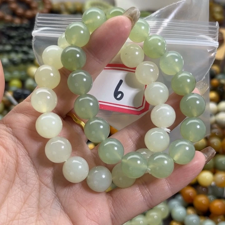 蛇纹石玉未镶嵌手链