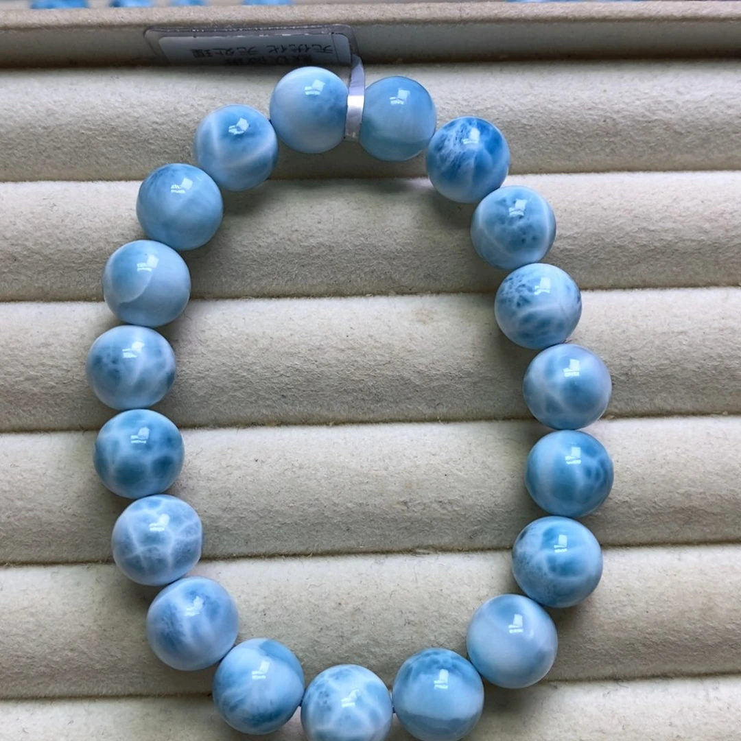 针钠钙石（海纹石）未镶嵌手链