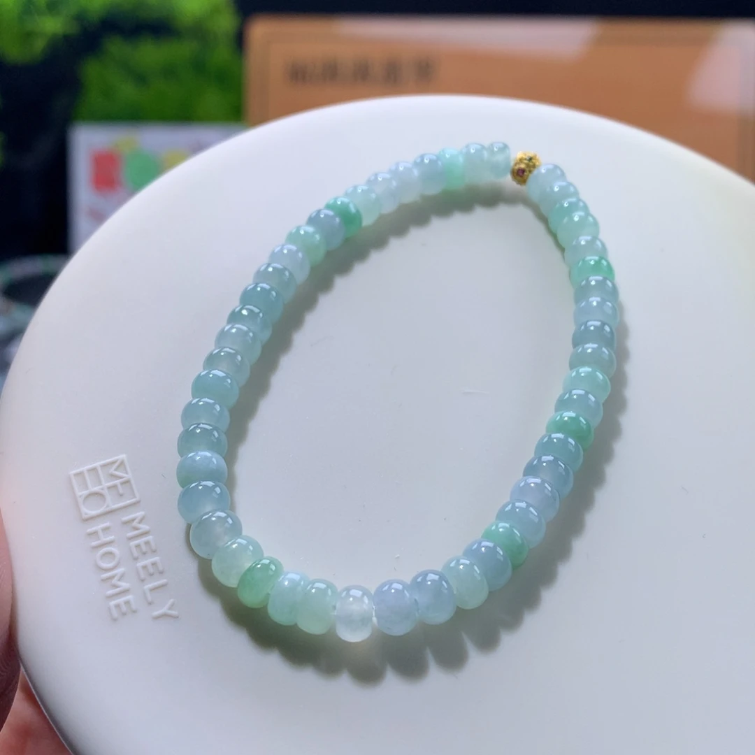 翡翠未镶嵌手链卡5