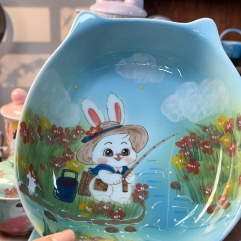 炉景德镇釉下手绘陶瓷