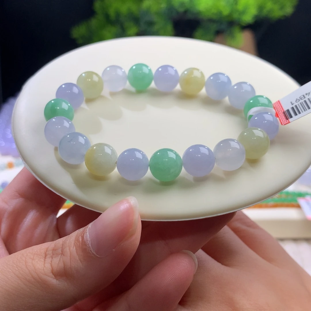未镶嵌手串翡翠卡10