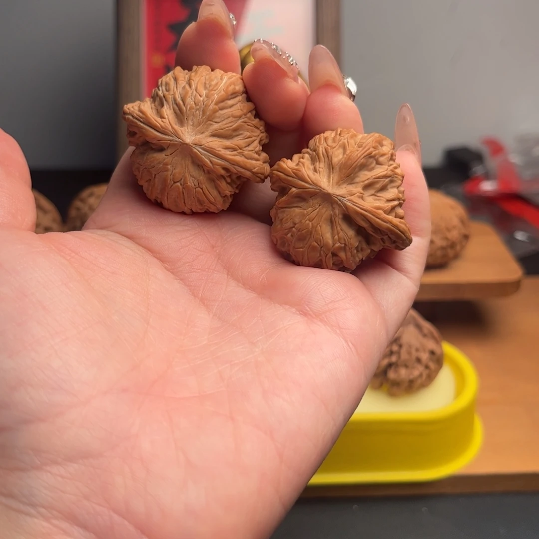 文玩核桃把件磨盘38全