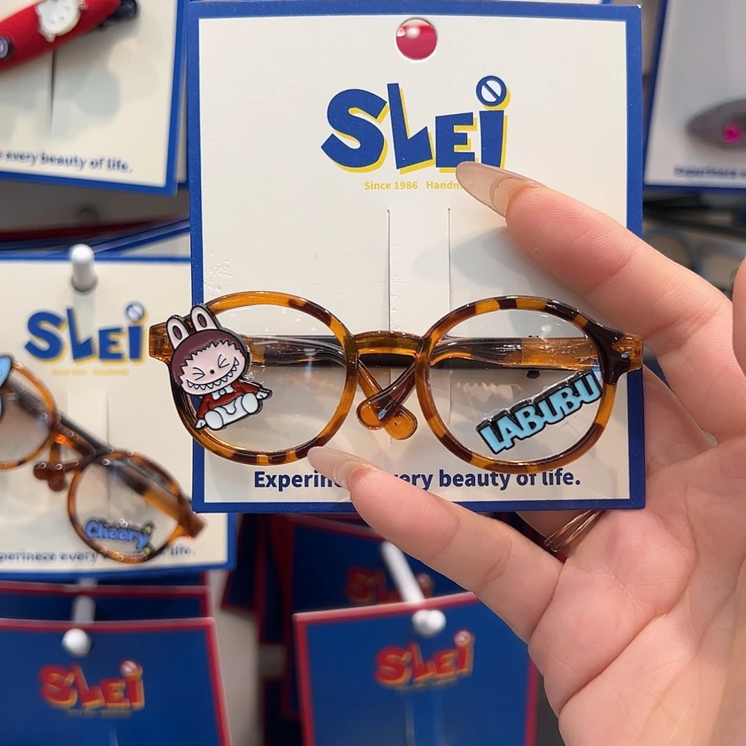 无非金属全身拉布布眼镜鸭夹