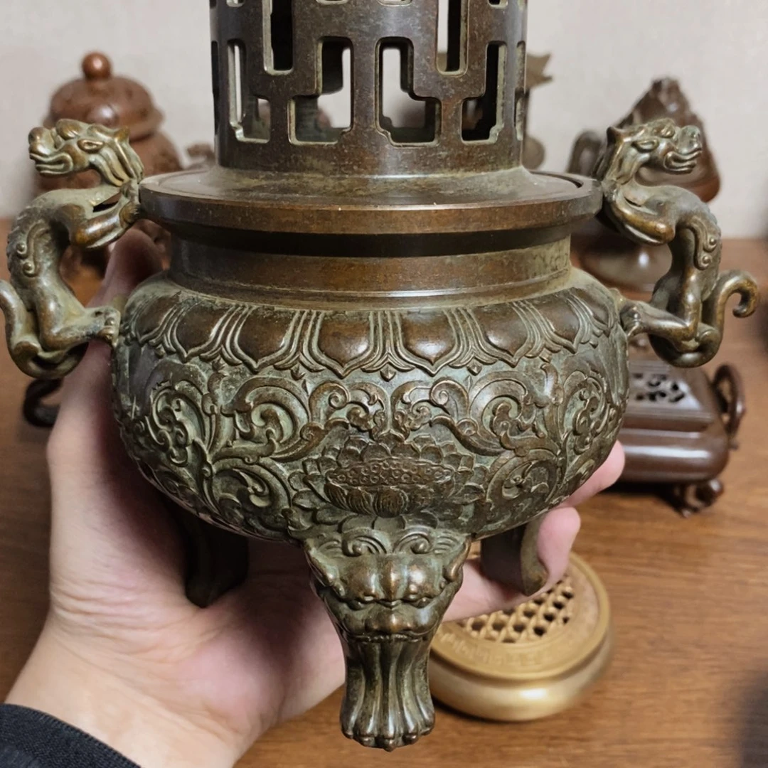 铜盛世铜炉铜器香炉工艺品